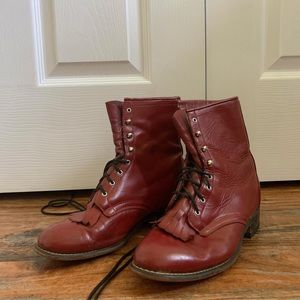 Vintage Laredo Red Boots. Good condition.